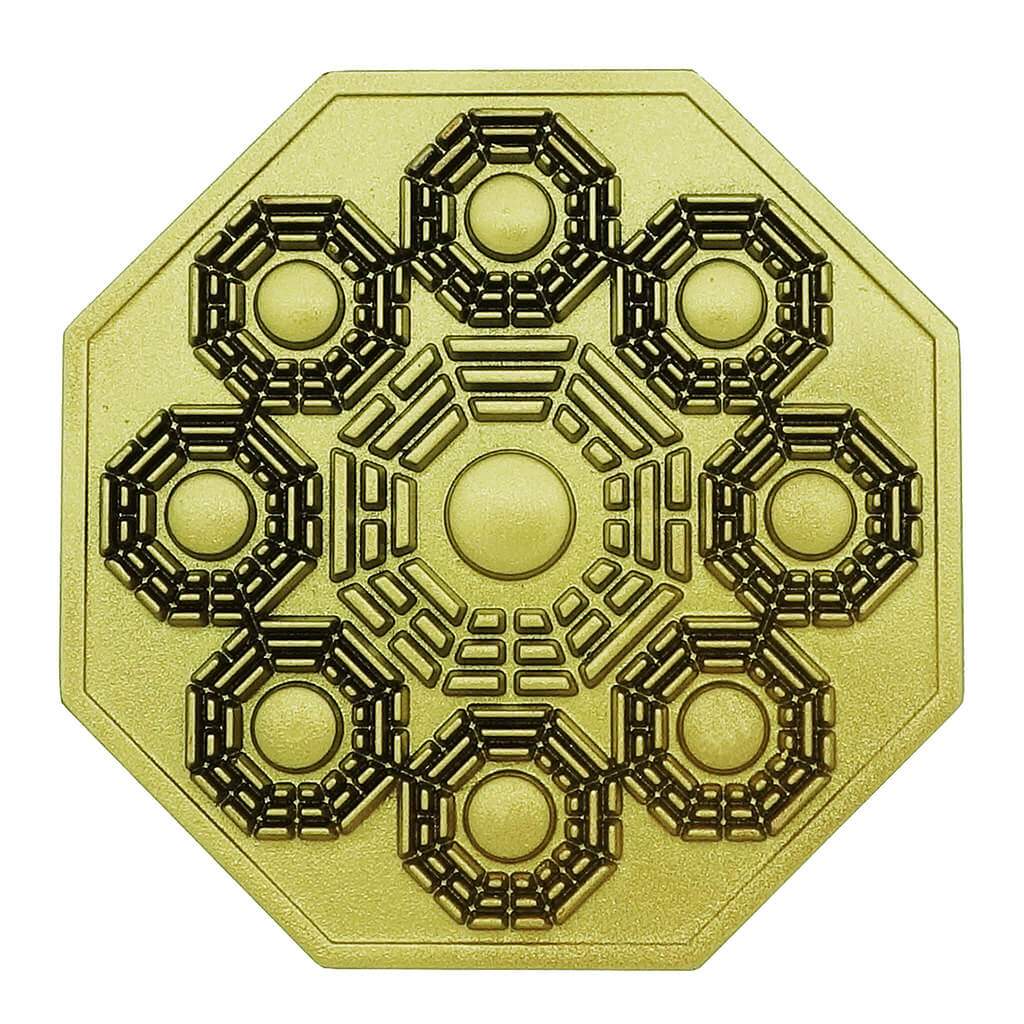 3.7in STRONG METAL 9 Mirrored Bagua