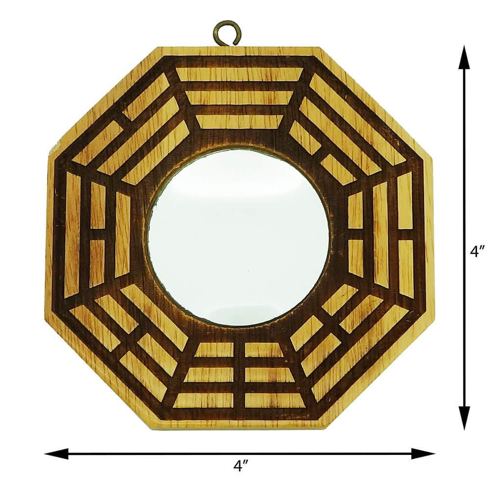 4in Early Heaven Concave Bagua (Brown)