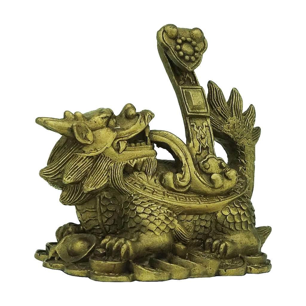 Bronze Ru Yi Dragon Tortoise