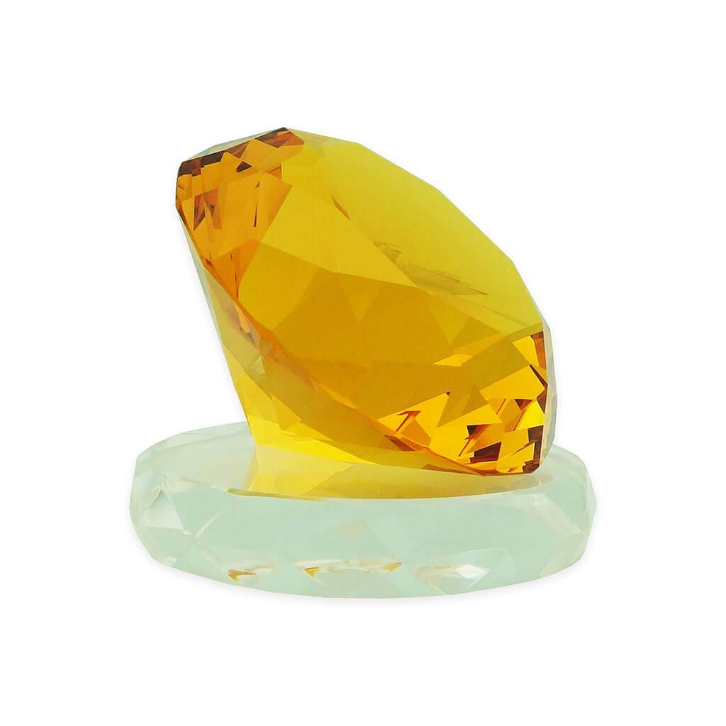 Yellow Wish Granting Jewel for Money Luck and Wealth (60mm)