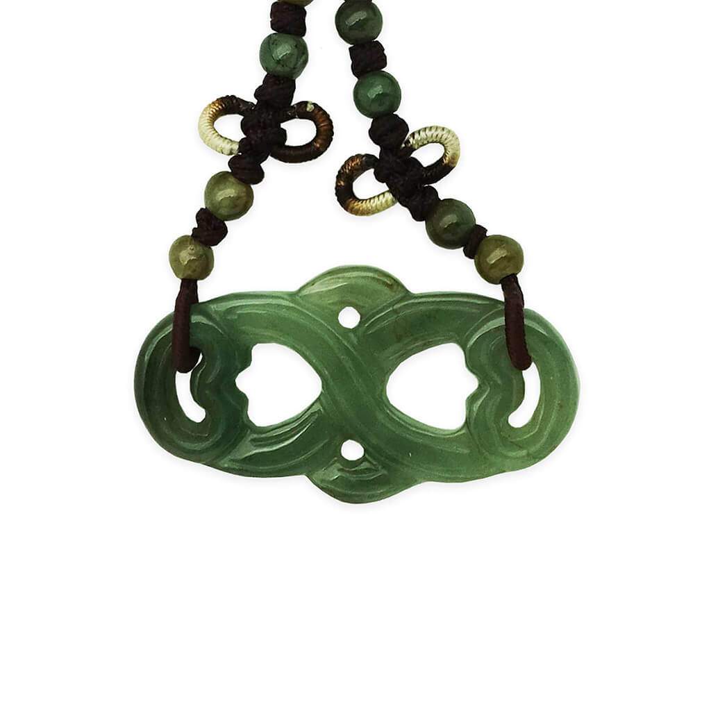 Jade Infinity Pendant Necklace (Fortune Magnifier for Period 8)