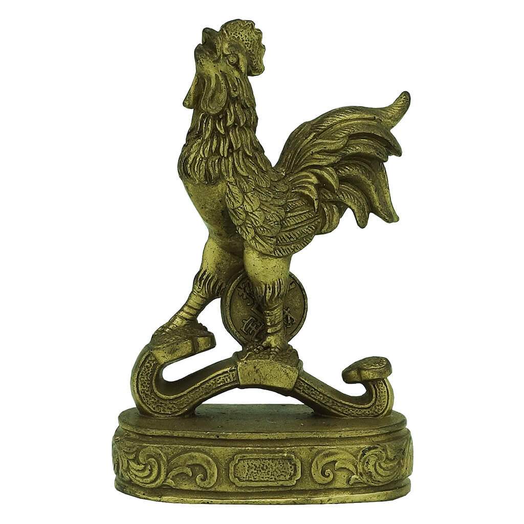Bronze Rooster on Ru Yi to counter Office Politics