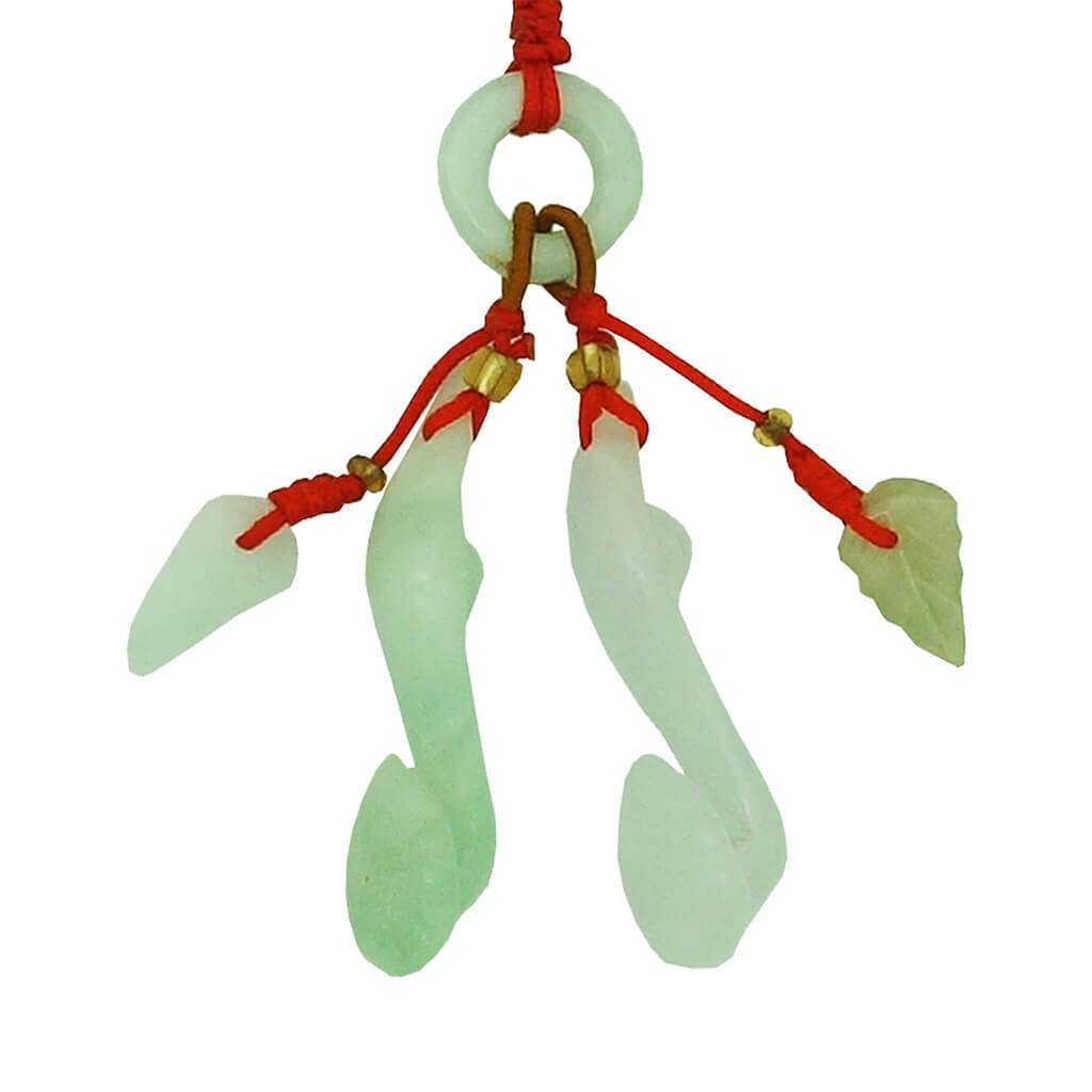 Jade Double Ru Yi Amulet (1.5-inch)
