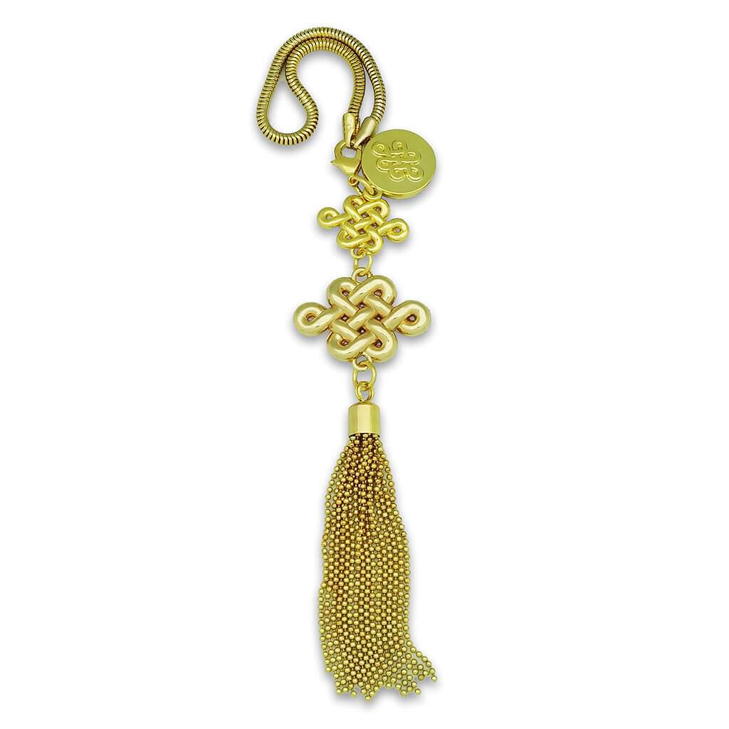 Brilliant Gold Mystic Knot Amulet (Fortune Magnifier)