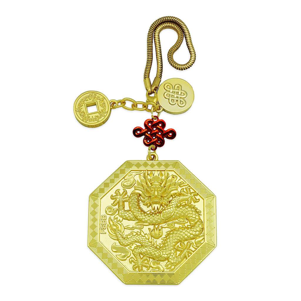 8-sided Abacus with Secret Imperial Dragon Amulet