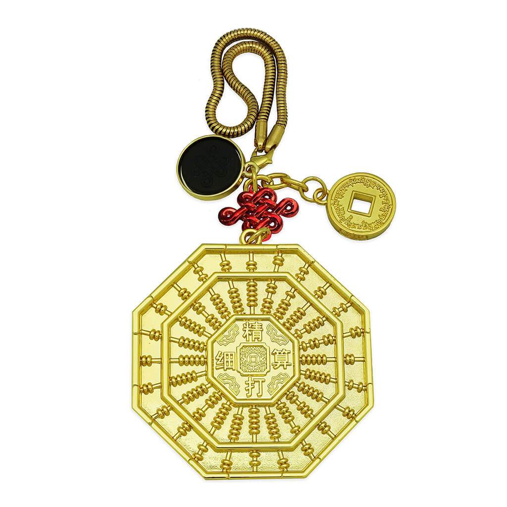 8-sided Abacus with Secret Imperial Dragon Amulet