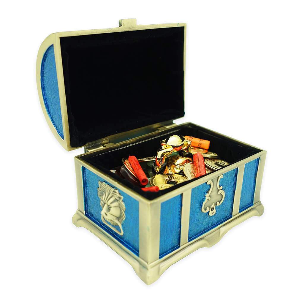 Extravagant Treasure Chest with Wealth Ingredients