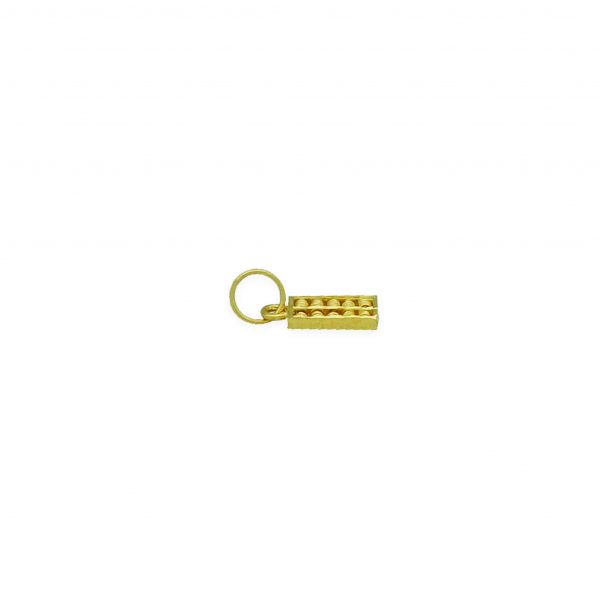 22K Gold Abacus Pendant