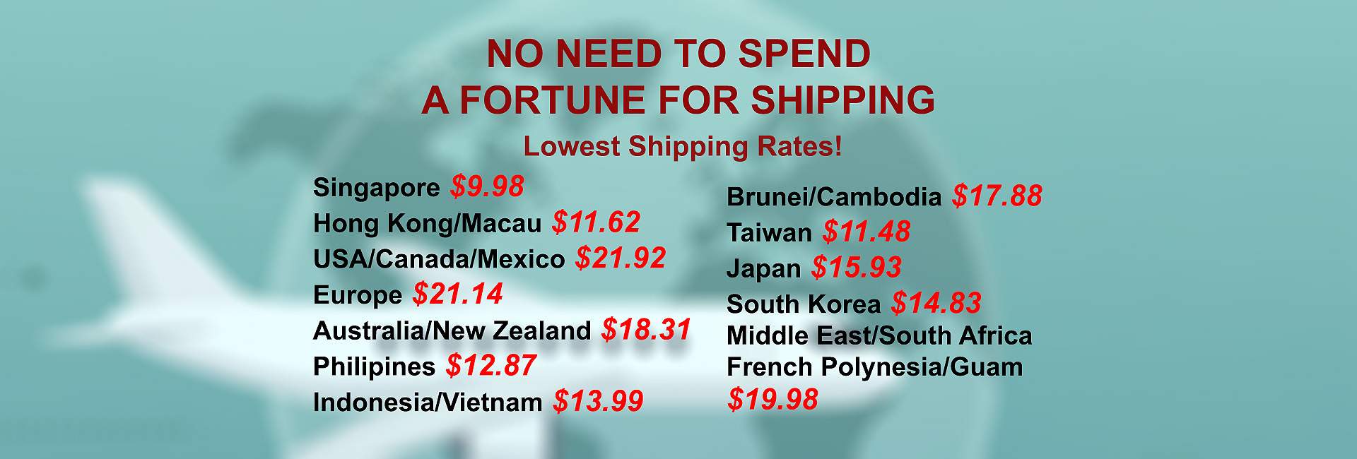 Shipping Rate Shipping Rate