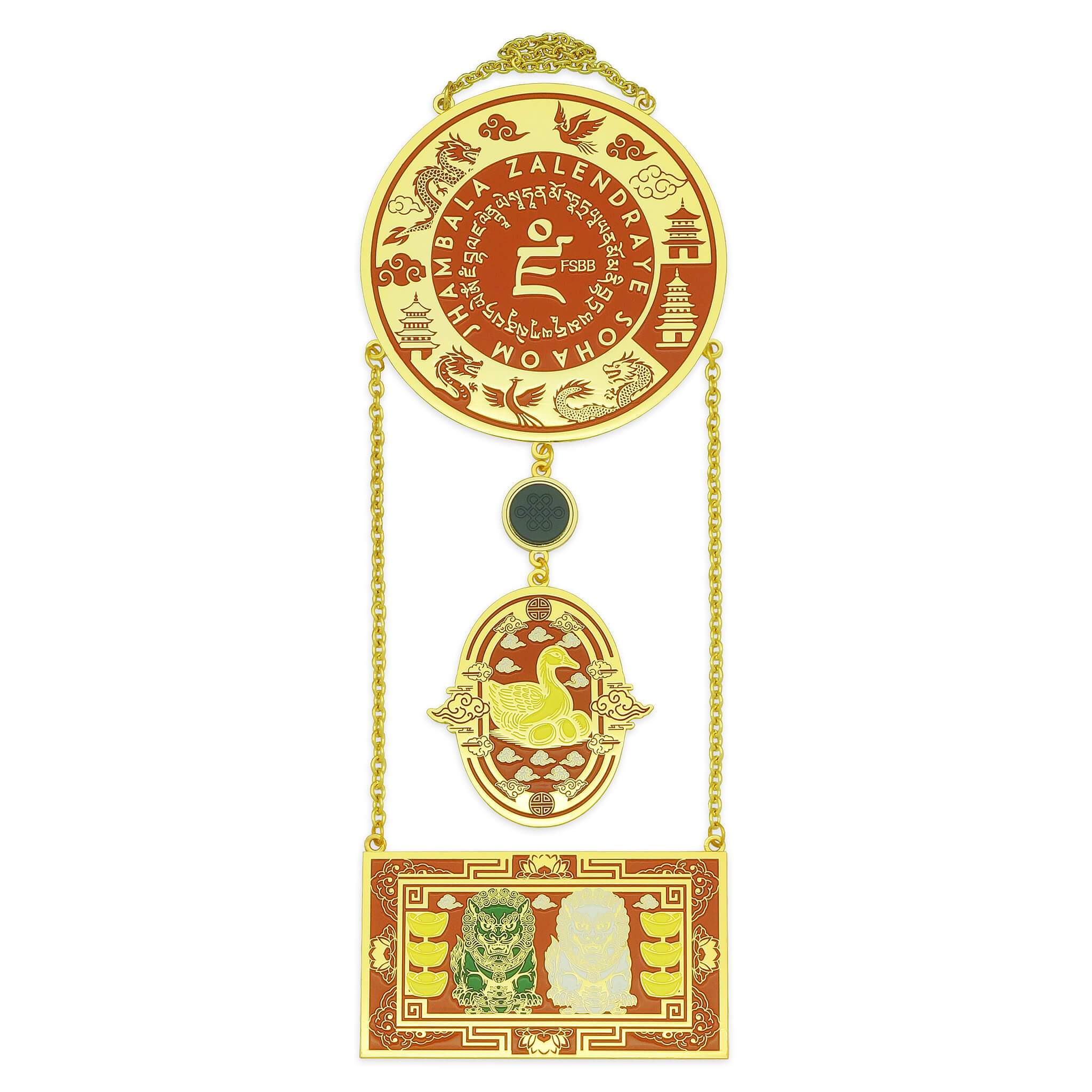 Heavenly Five Jhambala Prosperity Cascade