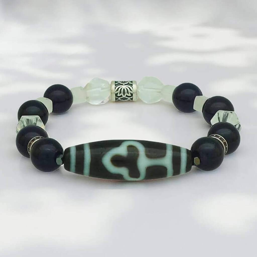 Enlightened Wisdom Bodhi Dzi Bracelet