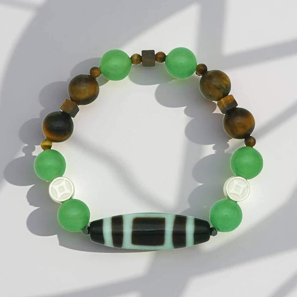 Heaven Earth Destiny Alignment Dzi Bracelet