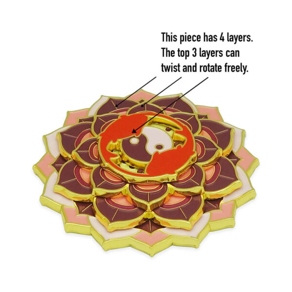 The Rotating 3-Tiered Lotus of Manjusri